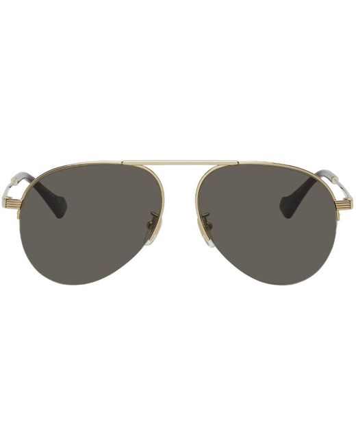 Gucci Metallic GG0742S 58mm Sunglasses for men