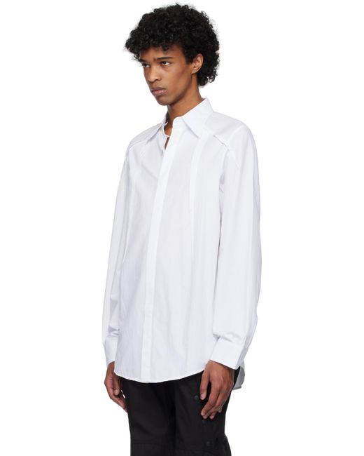 Kiko Kostadinov Zafar Shirt in White for Men | Lyst