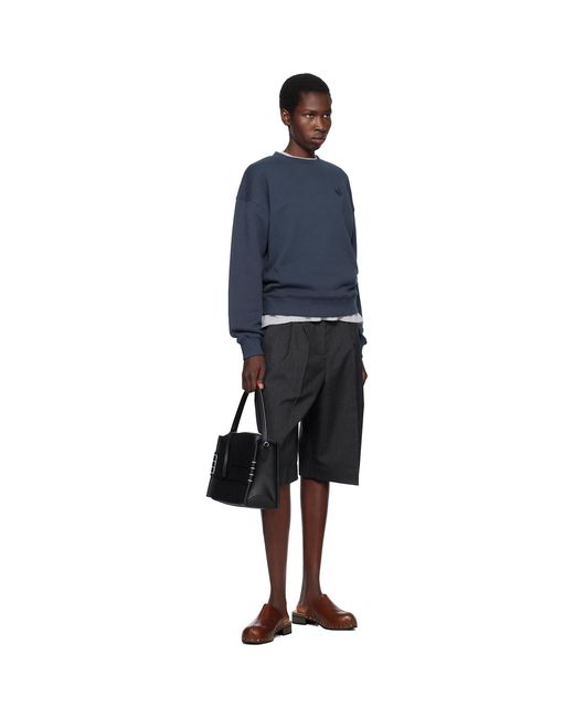 Maison Kitsuné Blue Bold Fox Head Patch Comfort Sweatshirt