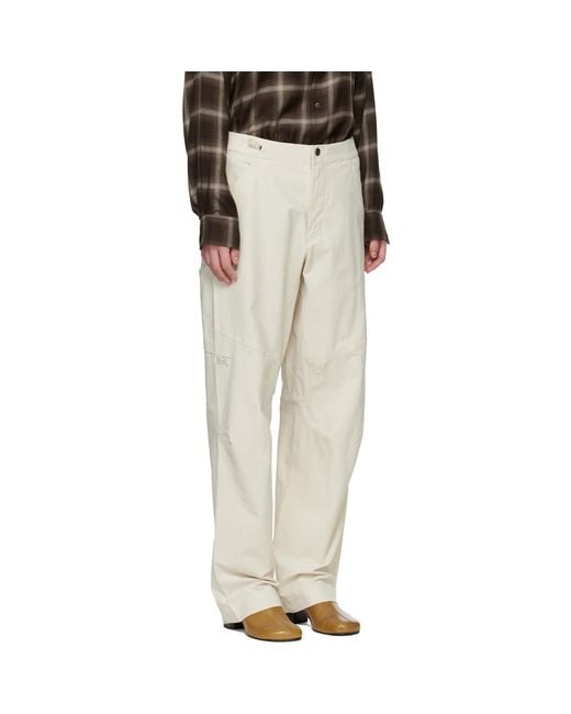 Arc'teryx Black Off- Clarkia Cotton Wide Leg Trousers