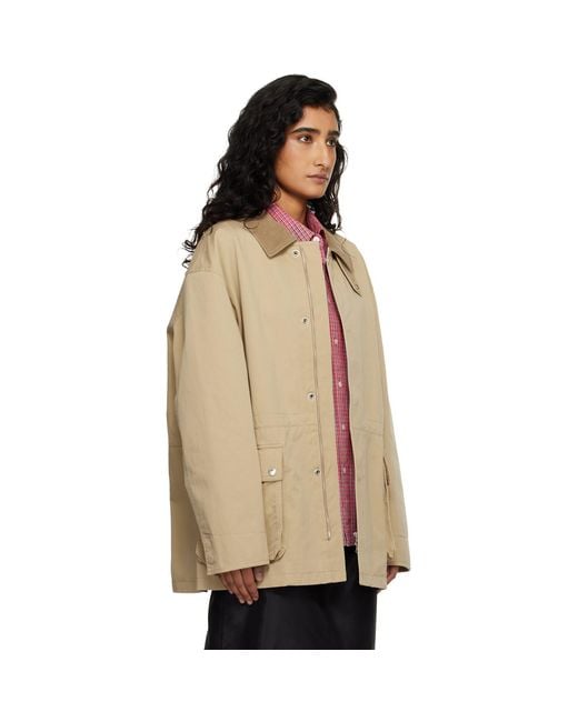 DUNST Natural Cotton Chore Jacket