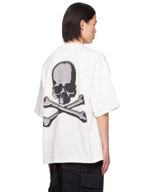 Mastermind Japan White Metal T-Shirt for men