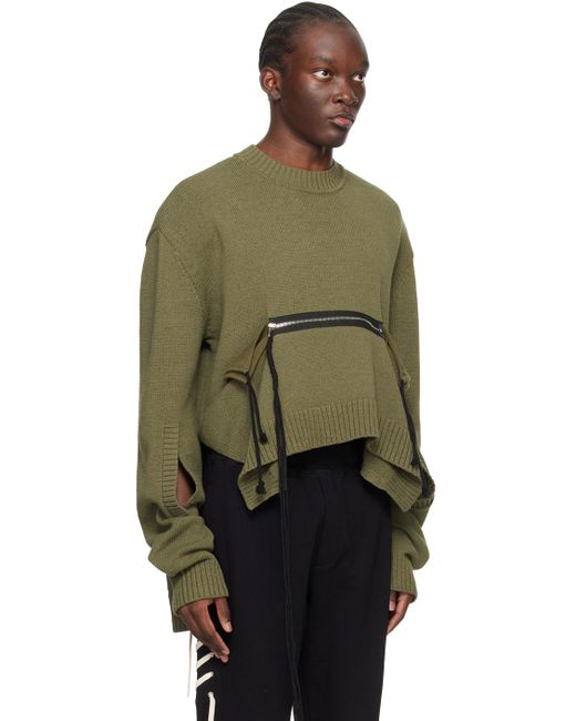 Pull Vert À Col Ras Du Cou Craig Green pour homme en coloris Green