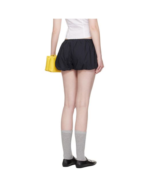 Sandy Liang Black Kayo Shorts