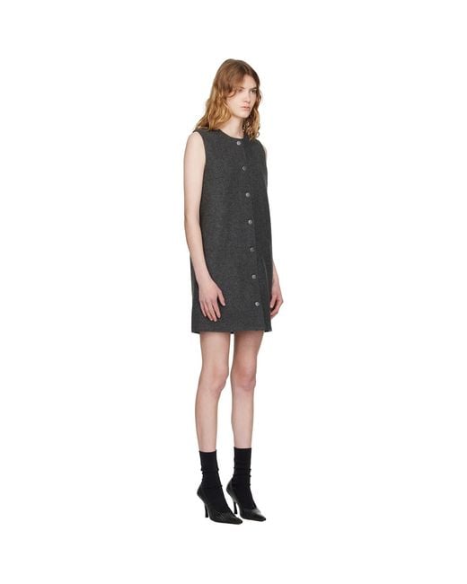 A.P.C. Black Mini Dress