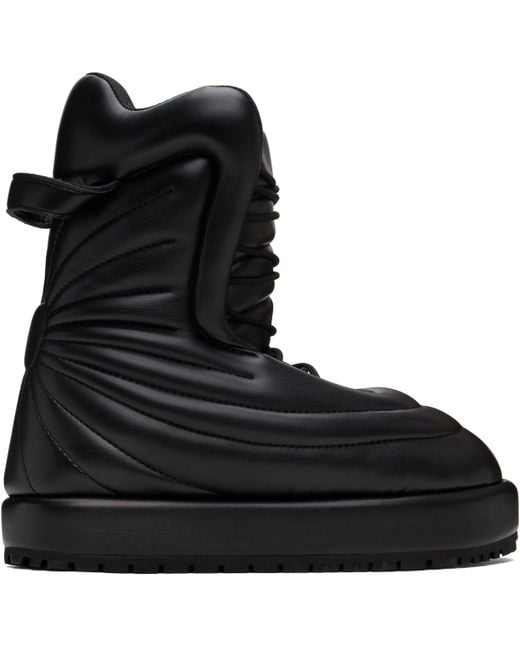 PDF Black Neve Lunar Leather Boots for men