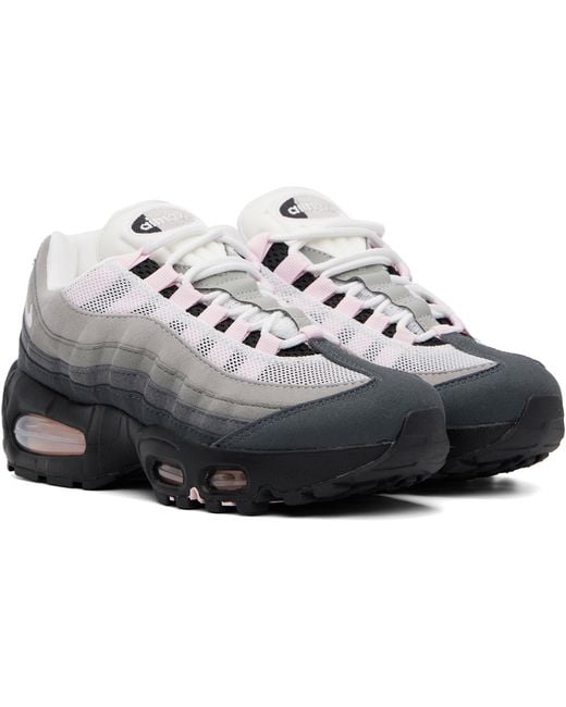 Nike Gray Air Max 95 Big Bubble Sneakers