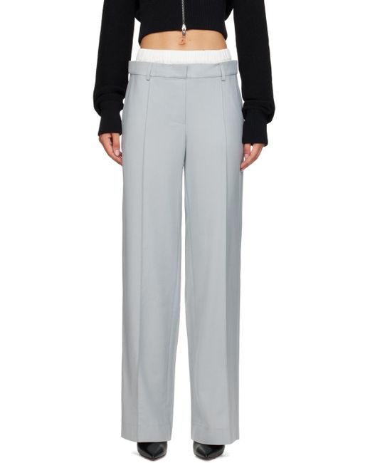AYA MUSE Black Pinched Seam Trousers