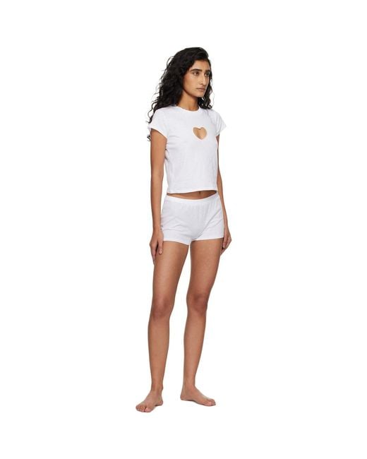 Skims White 'Worn