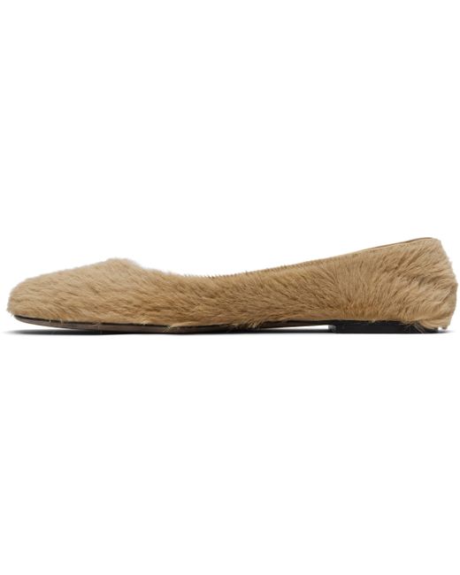 The Row Black Square Ballet Ballerina Flats