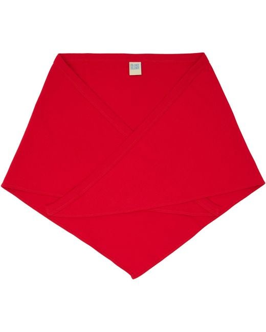 Flore Flore Red Flore Scarf