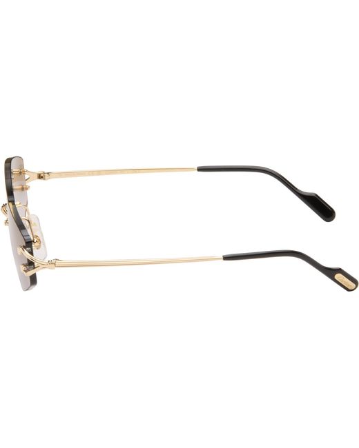 Cartier Black Classic C Motif Sunglasses