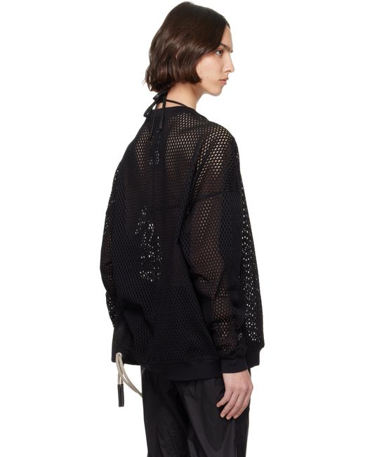 Rick Owens ブラック Championエディション Jumbo スウェットシャツ Black