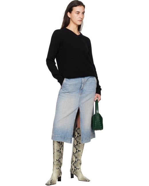 Khaite Multicolor Khaki Ona Knee-High Boots