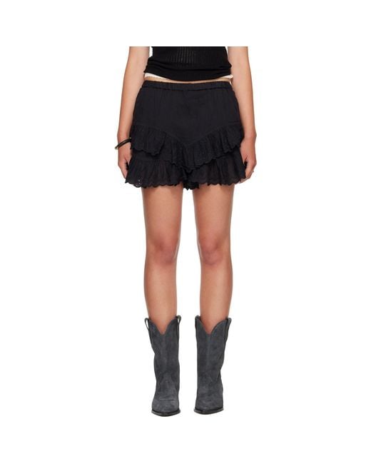 Isabel Marant Black Jocadia Skort
