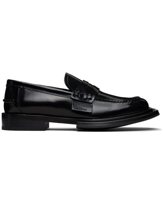 Moschino Black Berlin Loafers for men