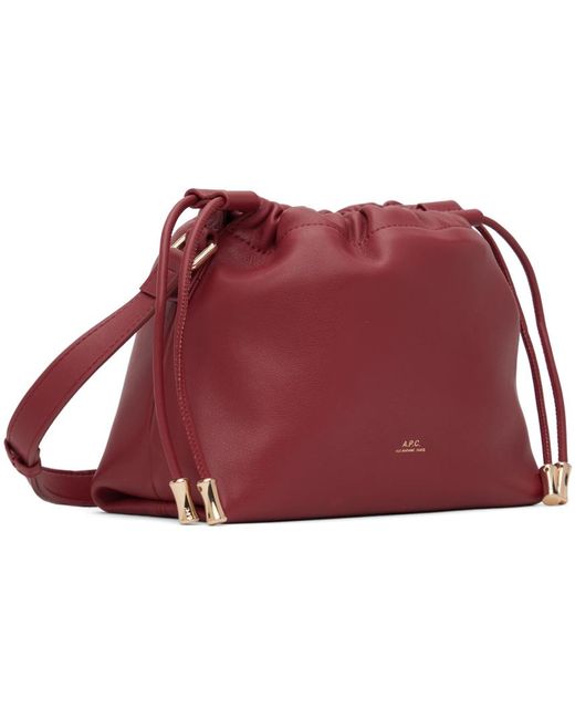 A.P.C. . Red Ninon Mini Bag