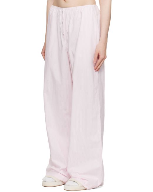 Skims Black Cotton Poplin Oversized Sleep Pyjama Set