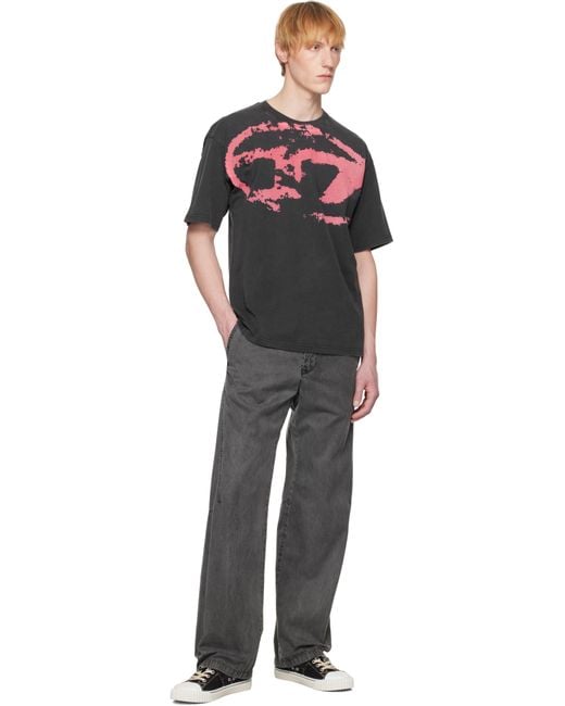 DIESEL Black P-Franck-A Trousers for men
