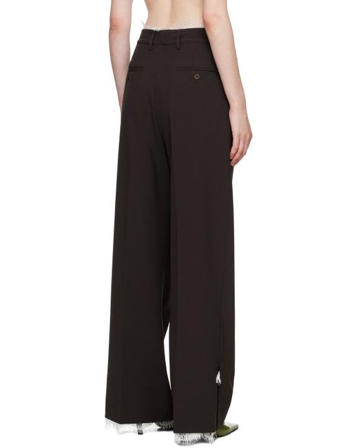 Pantalon Celeste Brun Beaufille en coloris Black