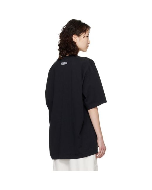 Vetements Black Iconic Logo T-Shirt