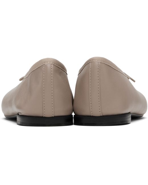 Ballerines Lilouh Taupe À Bout En Amande Repetto en coloris Black