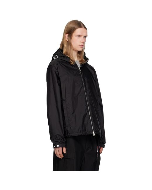 Moncler Black Remoray Hooded Jacket for men