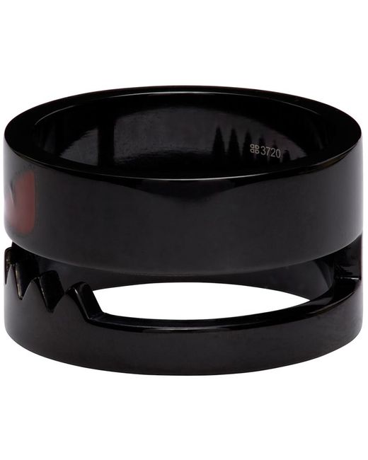 Fendi Black Bag Bugs Shiny Red Eyes Ring for Men | Lyst UK