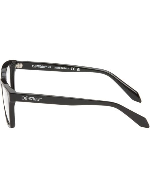 Off-White c/o Virgil Abloh Black Style 8I Glasses for men