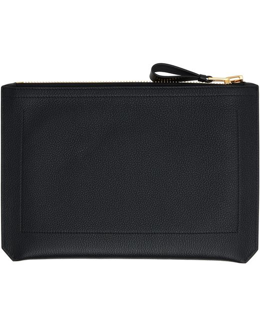 Tom Ford Black Buckley Small Handle Portfolio Document Holder for men
