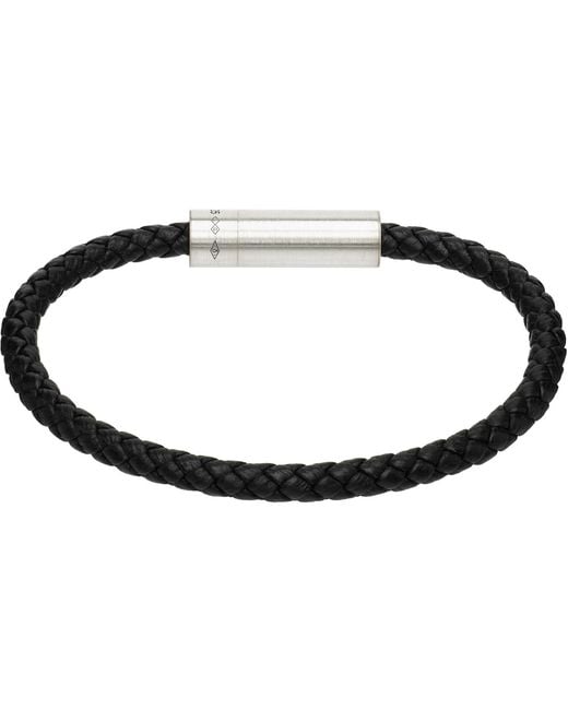 Le Gramme Black Cable 'Le 7G' Bracelet for men