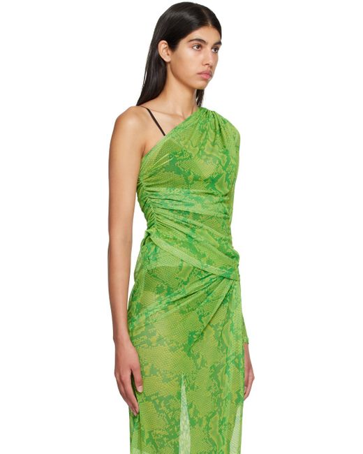 Atlein Green Printed T-shirt