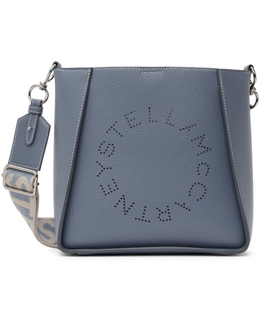 Stella McCartney Blue Logo Grainy Bag