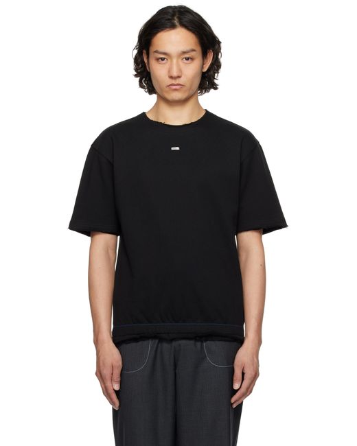 ★ADERERROR★ Half Sleeve Sweatshirt Product. 36 Noir Black Half Sleeve Product. 36 Sweatshirt by ADER error on Sale