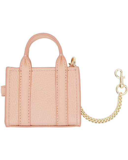 Marc Jacobs Pink 'The Nano Tote Bag Charm' Keychain