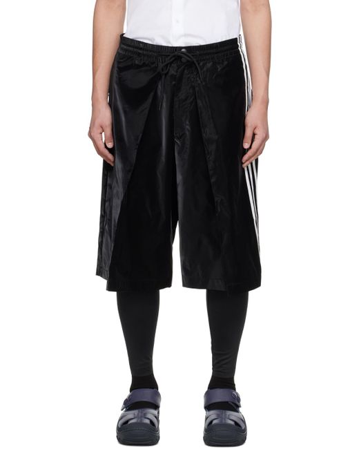 Y-3 Black Track Shorts for men