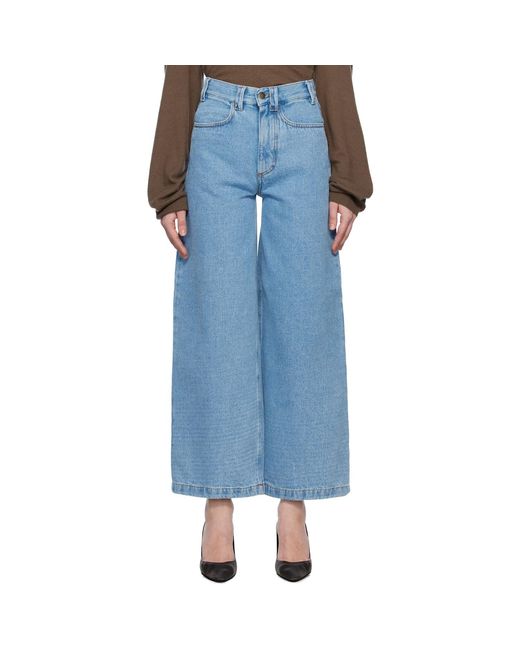 Meta Campania Collective Blue Egon Wide-leg Washed Jeans