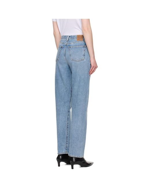 Totême  Blue Twisted Seam Jeans