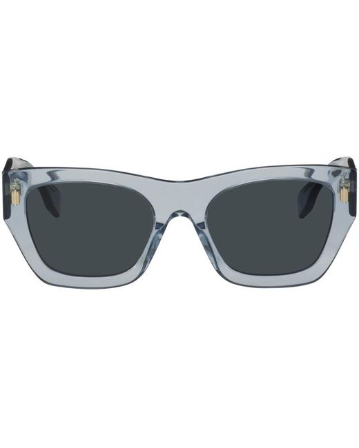 Fendi Black Blue Graphy Sunglasses