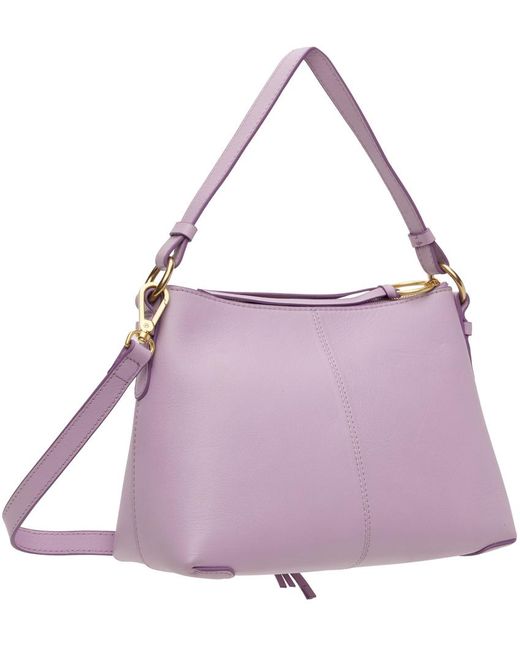 See By Chloé Purple Small Joan Crossbody Shoulder Bag