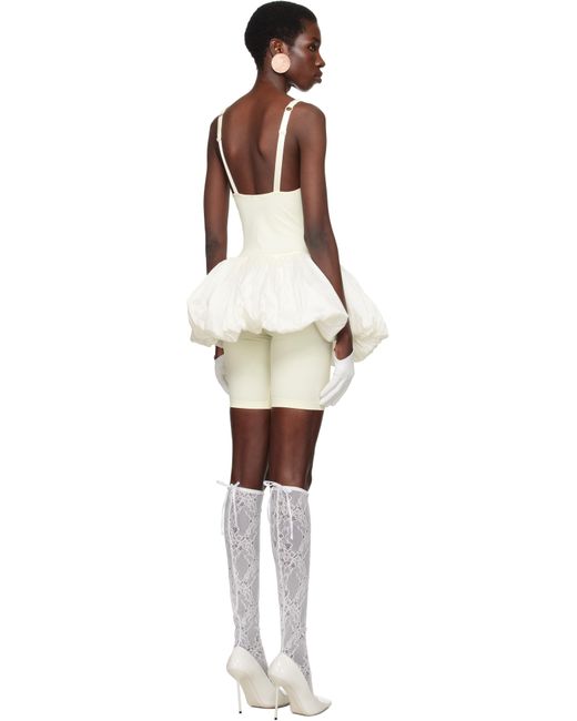 Justaucorps À Ourlet Bouffant Exclusif À Ssense VAQUERA en coloris Black