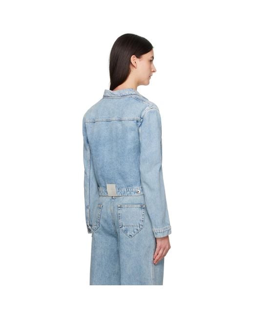 Lanvin Blue Short Denim Jacket