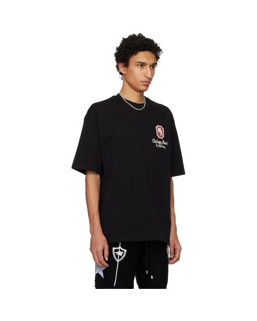 Amiri Black Ma Chateau Oversized T-Shirt for men