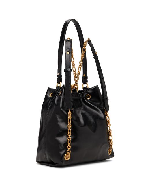Balmain Black Pulse Calfskin Leather Backpack