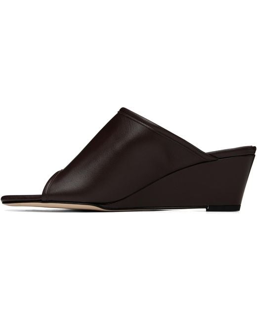 Aeyde Brown Suzanne Wedge Heeled Sandals