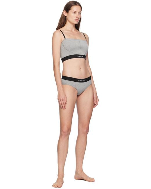 Tom Ford Black Modal Signature Boy Short Briefs