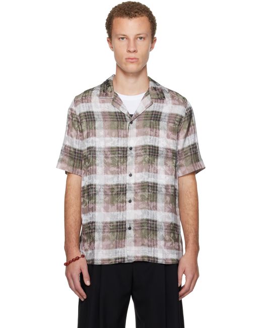 Dries Van Noten Black Off- & Boxy Viscose Shirt for men
