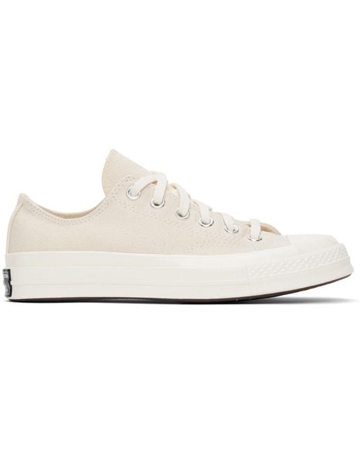 Converse Black Off-white Chuck 70 Low Top Sneakers for men