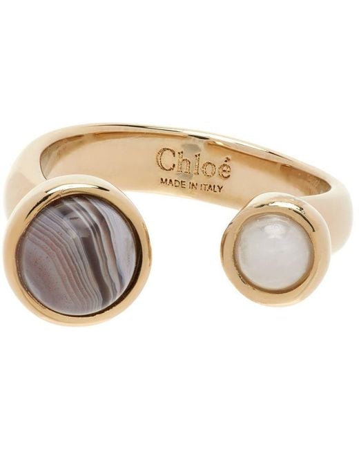 Chloé Metallic Zodiac Ring