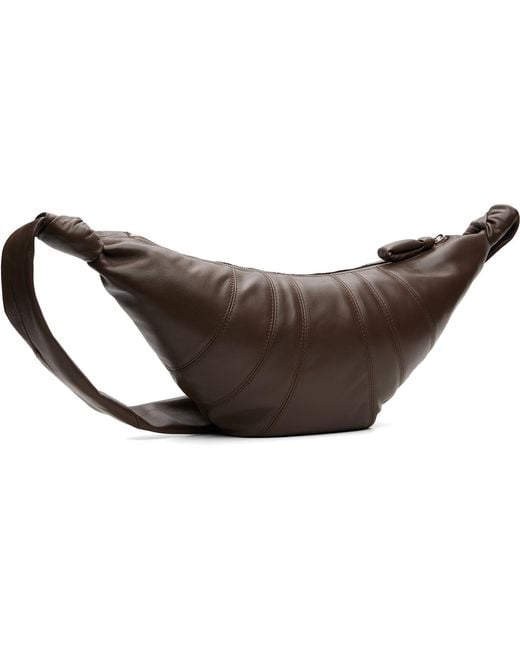 Lemaire Brown Medium Croissant Bag
